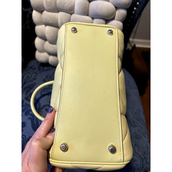 Coach Seafoam Green Rowan Quilted Crossbody - Picture 6 of 9